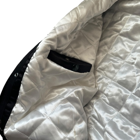 Billionaire Boys Club BBC Astronaut Varsity Jacket - Black/White - Size S - Picture 3 of 13